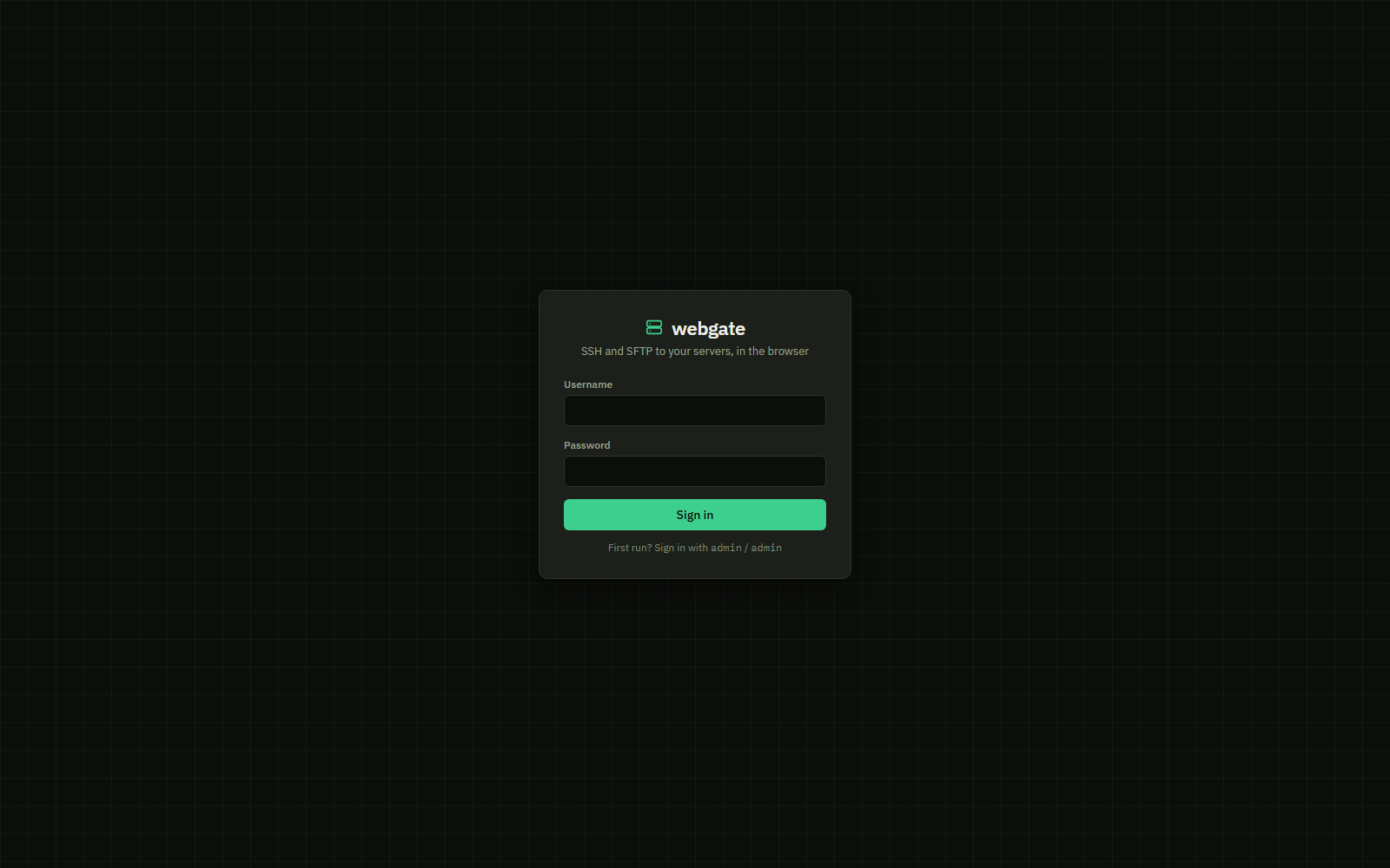 Login